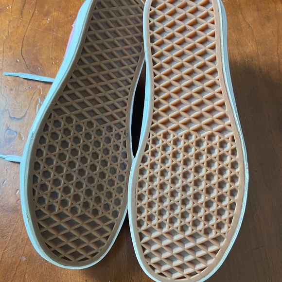 Vans Pink Lace Up Size 9 - Picture 3 of 4